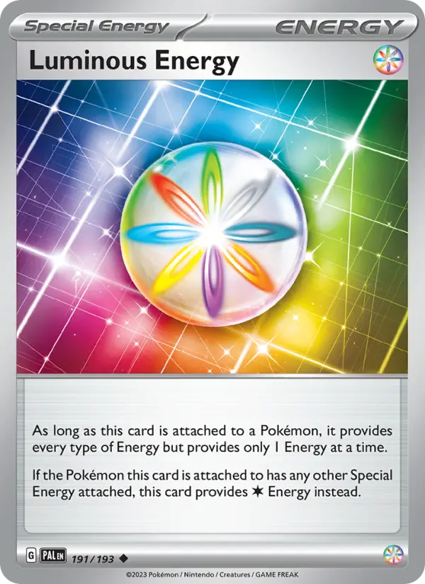 Luminous Energy Uncommon Pokemon card #191 from Paldea Evolved