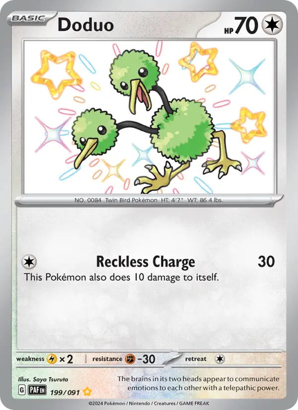 Doduo Pokemon card artwork
