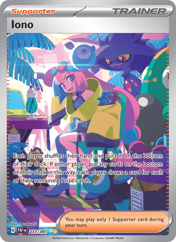 hanabushi Pokemon card artwork