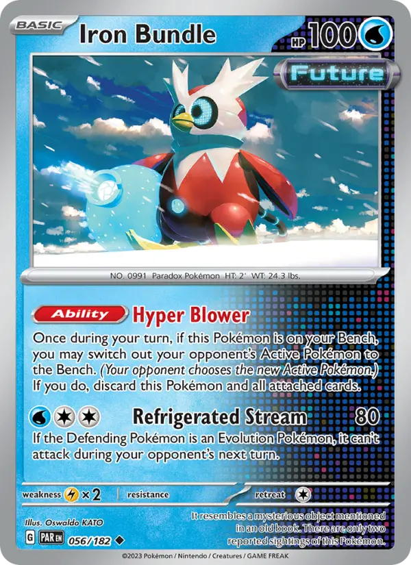 Iron Bundle Uncommon Pokemon card #056 from Paradox Rift