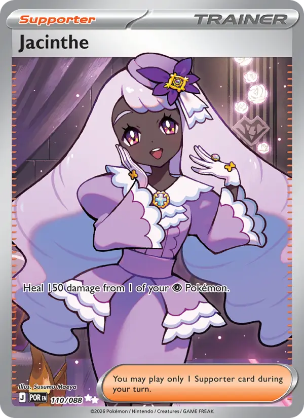 Jacinthe Ultra Rare Pokemon card #110 from Perfect Order
