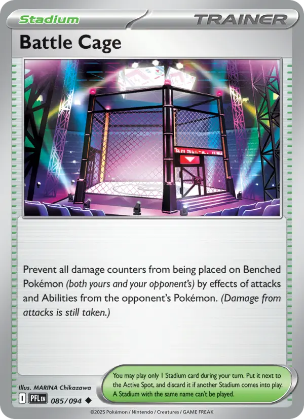 Battle Cage Uncommon Pokemon card #085 from Phantasmal Flames