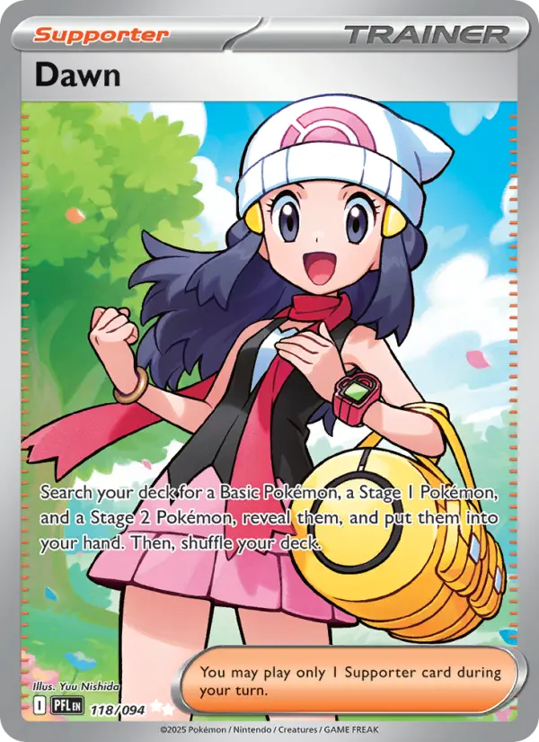 Dawn Ultra Rare Pokemon card #118 from Phantasmal Flames