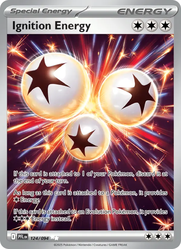 Ignition Energy Ultra Rare Pokemon card #124 from Phantasmal Flames