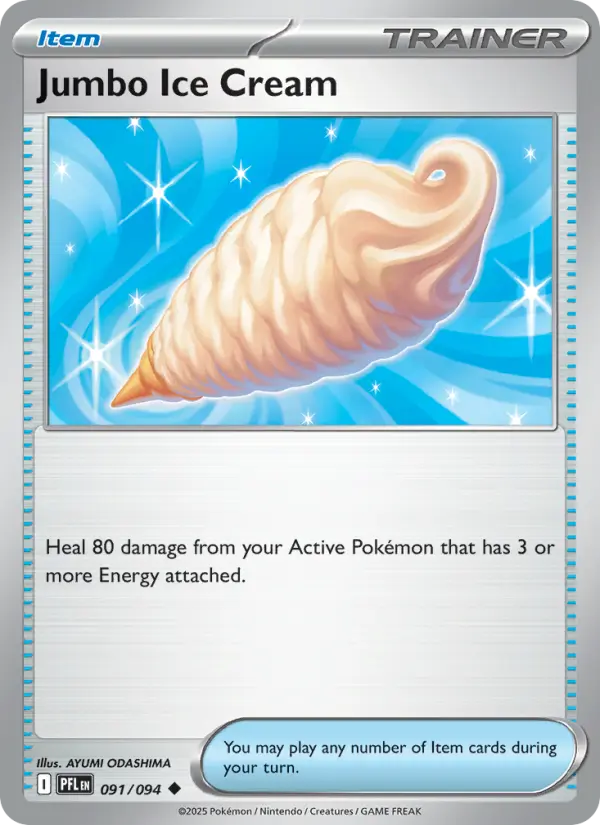 Jumbo Ice Cream Uncommon Pokemon card #091 from Phantasmal Flames
