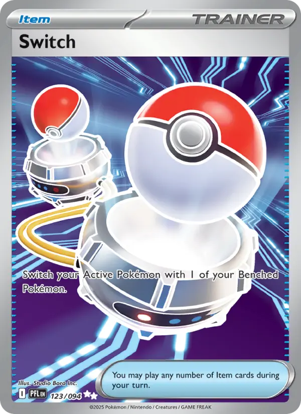 Switch Ultra Rare Pokemon card #123 from Phantasmal Flames