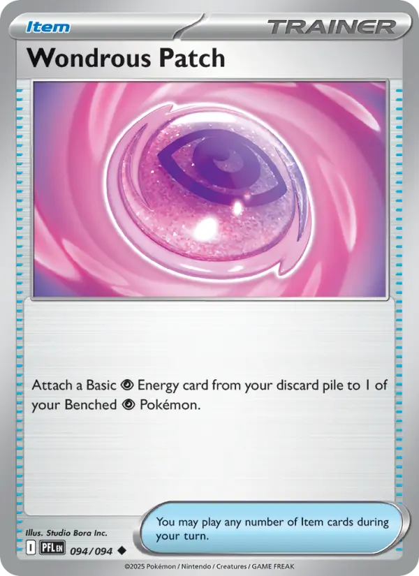 Wondrous Patch Uncommon Pokemon card #094 from Phantasmal Flames