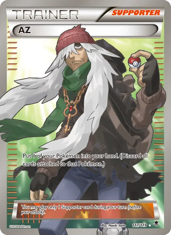 AZ Ultra Rare Pokemon card #117 from Phantom Forces