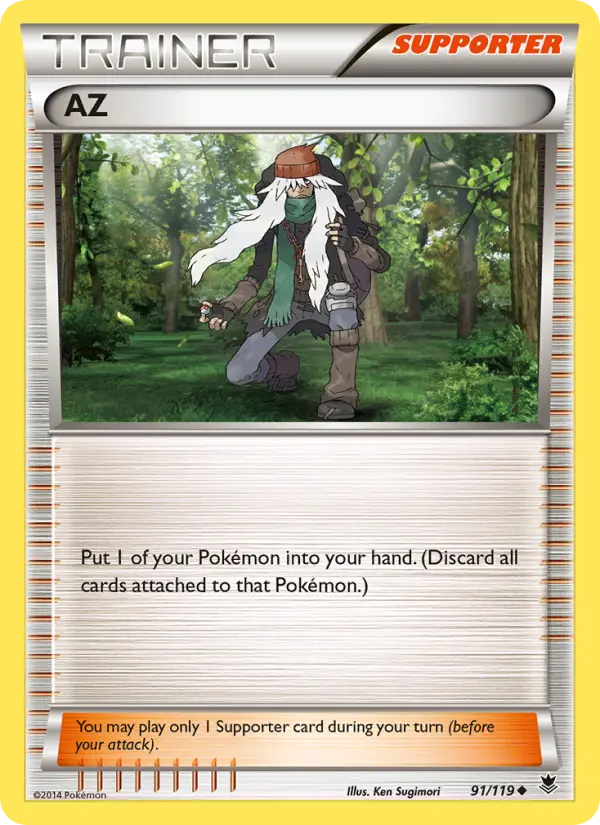 AZ Uncommon Pokemon card #91 from Phantom Forces