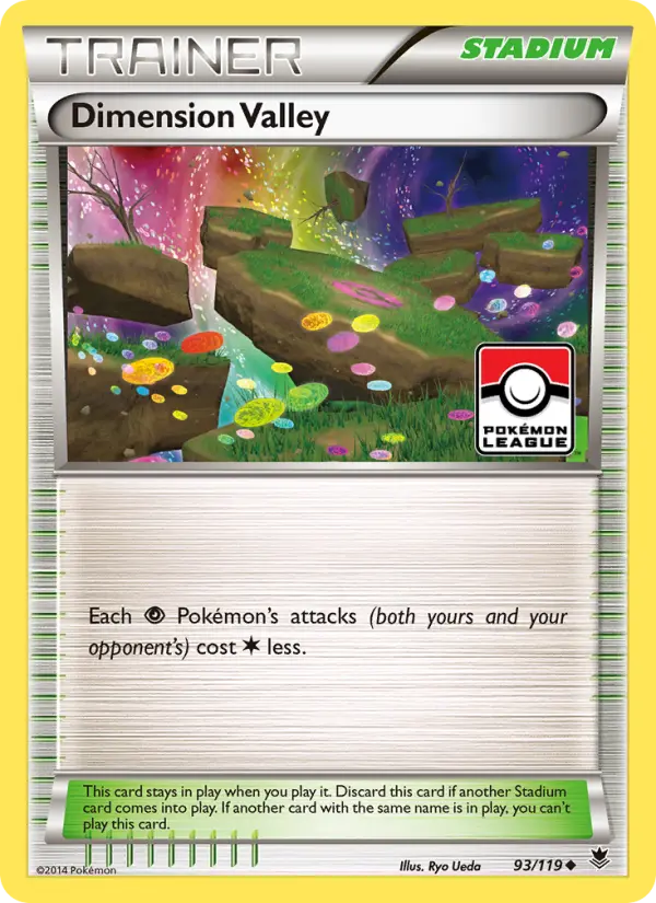 Dimension Valley Uncommon Pokemon card #93 from Phantom Forces