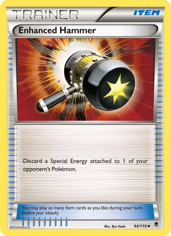 Enhanced Hammer Uncommon Pokemon card #94 from Phantom Forces
