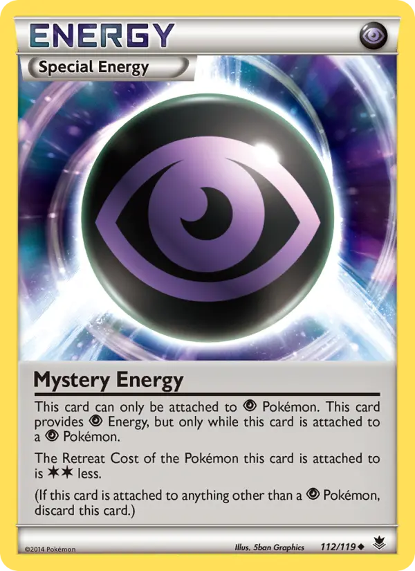 Mystery Energy Uncommon Pokemon card #112 from Phantom Forces