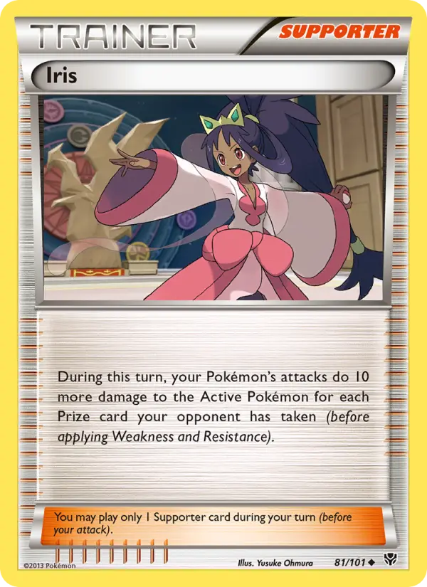 Iris Uncommon Pokemon card #81 from Plasma Blast