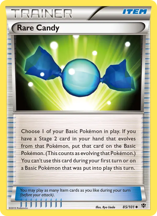 Rare Candy Uncommon Pokemon card #85 from Plasma Blast