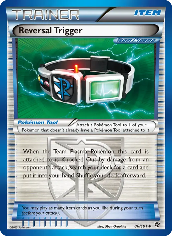 Reversal Trigger Uncommon Pokemon card #86 from Plasma Blast