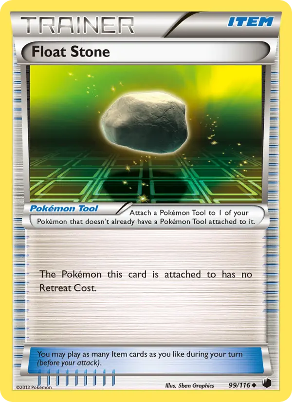 Float Stone Uncommon Pokemon card #99 from Plasma Freeze