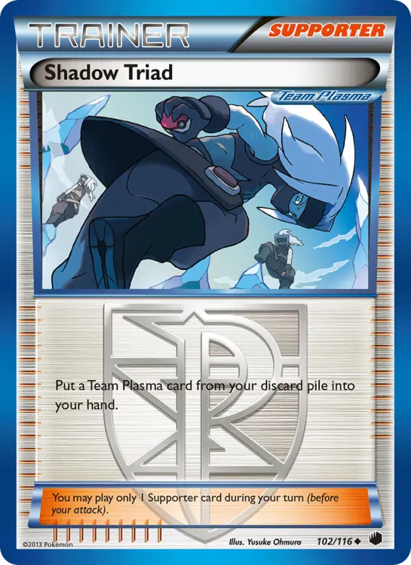 Shadow Triad Uncommon Pokemon card #102 from Plasma Freeze
