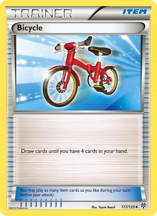 Bicycle Uncommon Pokemon card #117 from Plasma Storm