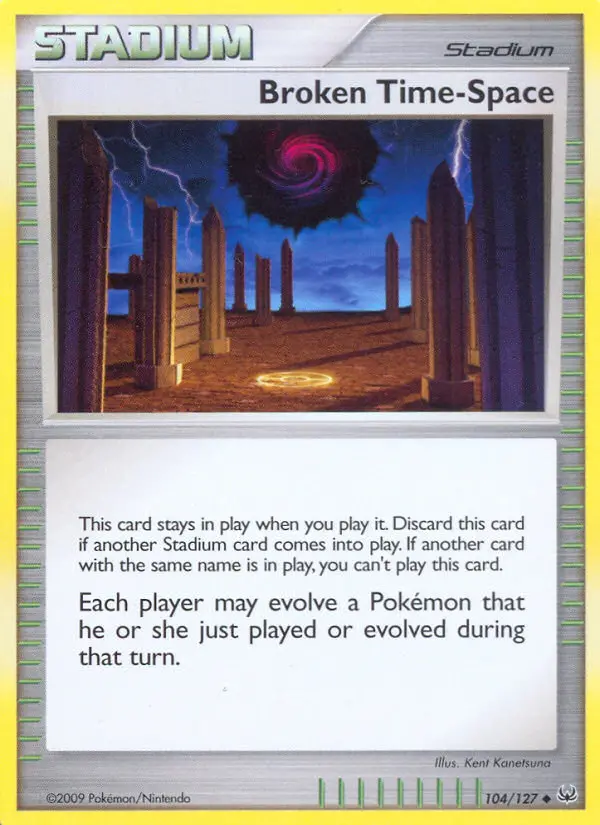 Broken Time-Space Uncommon Pokemon card #104 from Platinum