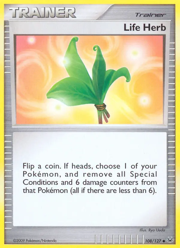 Life Herb Uncommon Pokemon card #108 from Platinum