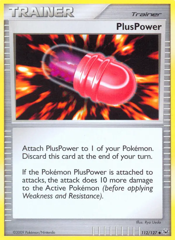 PlusPower Uncommon Pokemon card #112 from Platinum