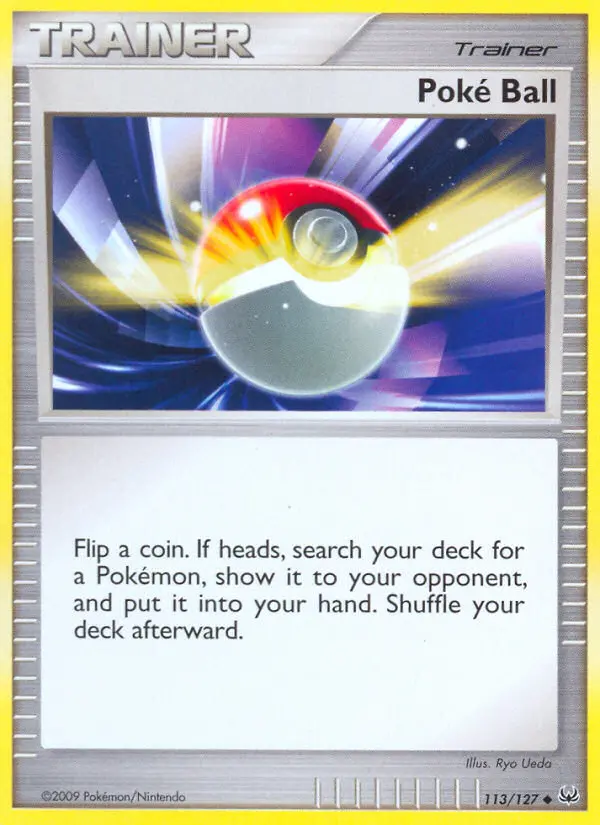 Poké Ball Uncommon Pokemon card #113 from Platinum