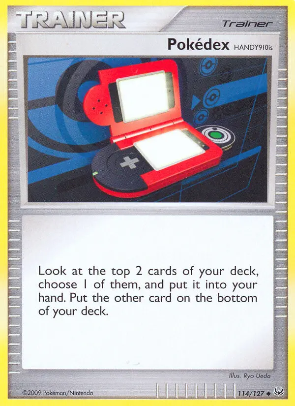 Pokédex HANDY910is Uncommon Pokemon card #114 from Platinum