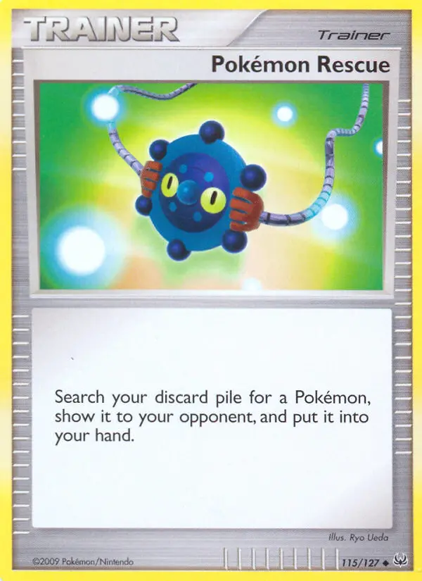 Pokémon Rescue Uncommon Pokemon card #115 from Platinum