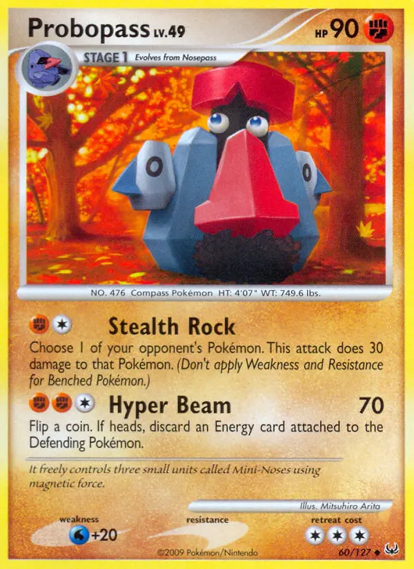 Probopass Uncommon Pokemon card #60 from Platinum