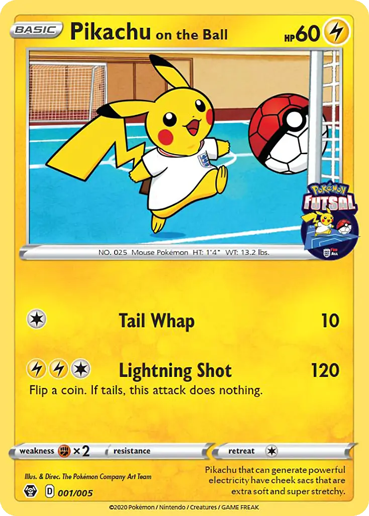 Pokémon Futsal 2020 representative card artwork