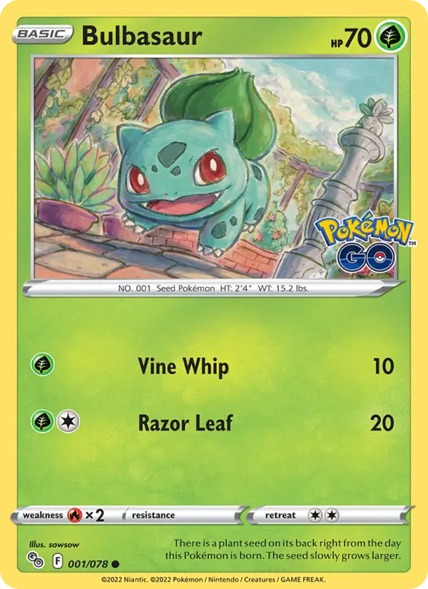 Pokémon GO representative card artwork