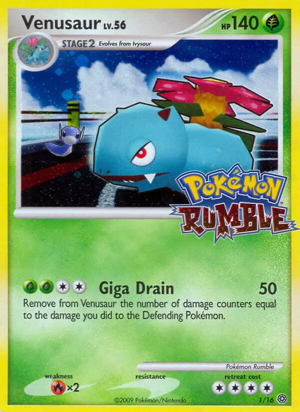Pokémon Rumble representative card artwork