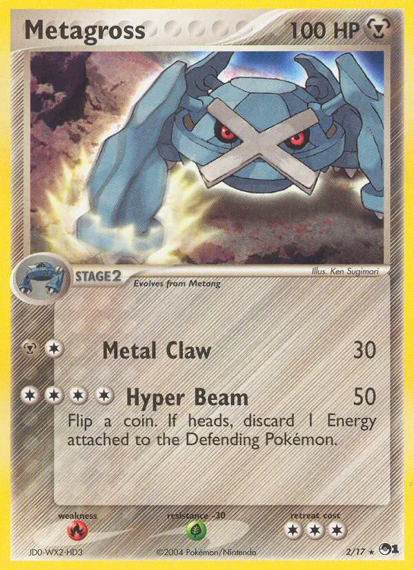 Metagross Rare Pokemon card #2 from POP Series 1