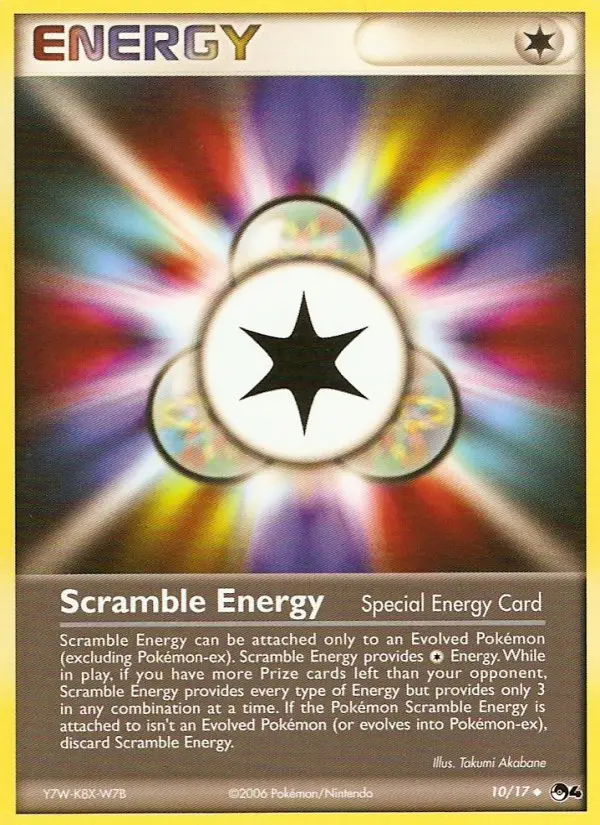 Scramble Energy Uncommon Pokemon card #10 from POP Series 4