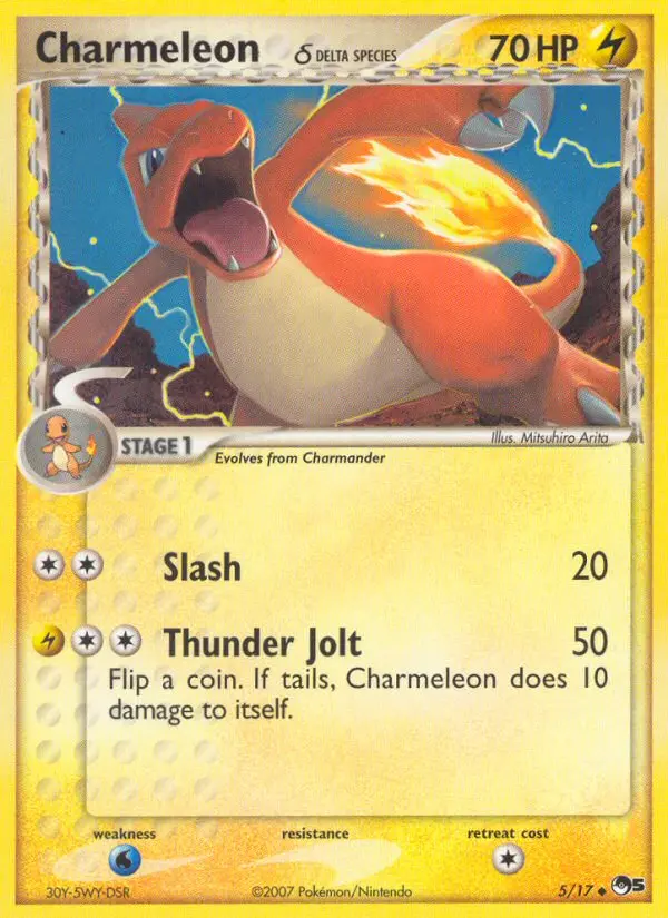 Charmeleon δ Uncommon Pokemon card #5 from POP Series 5