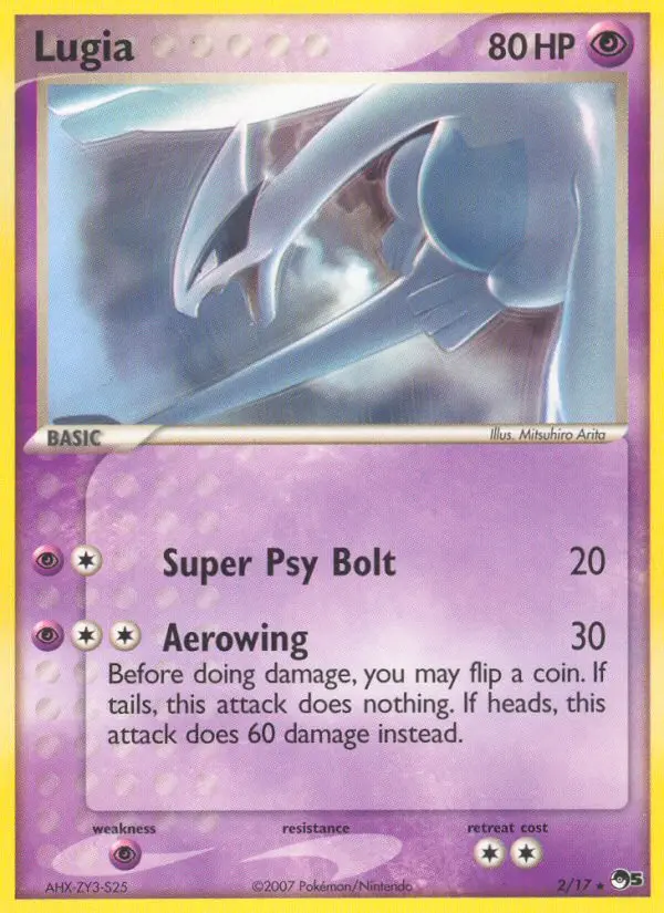 Lugia Rare Pokemon card #2 from POP Series 5