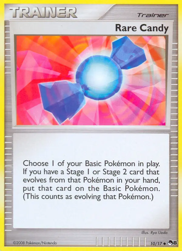 Rare Candy Uncommon Pokemon card #10 from POP Series 8