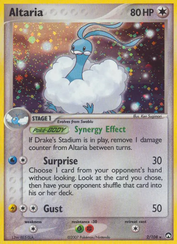 Altaria Rare Pokemon card #2 from Power Keepers