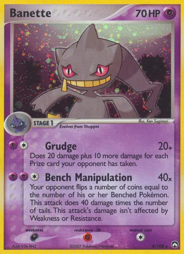 Banette Rare Pokemon card #4 from Power Keepers