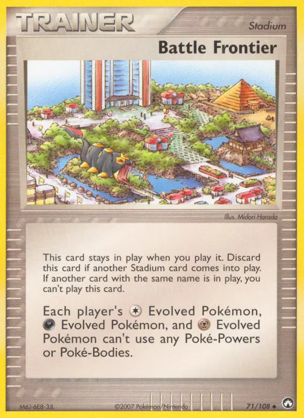 Battle Frontier Uncommon Pokemon card #71 from Power Keepers