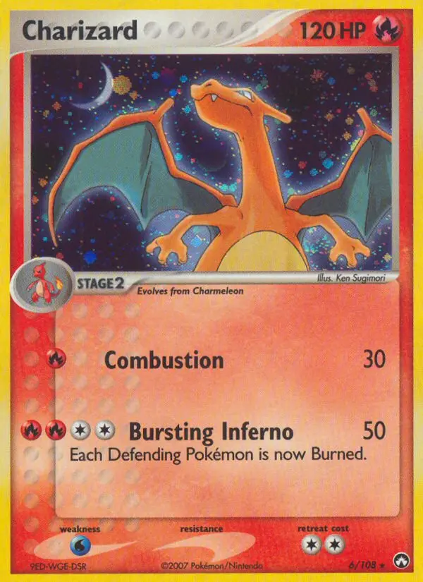 Charizard Rare Pokemon card #6 from Power Keepers