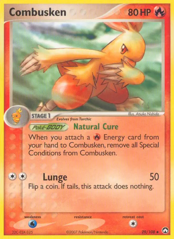 Combusken Uncommon Pokemon card #29 from Power Keepers