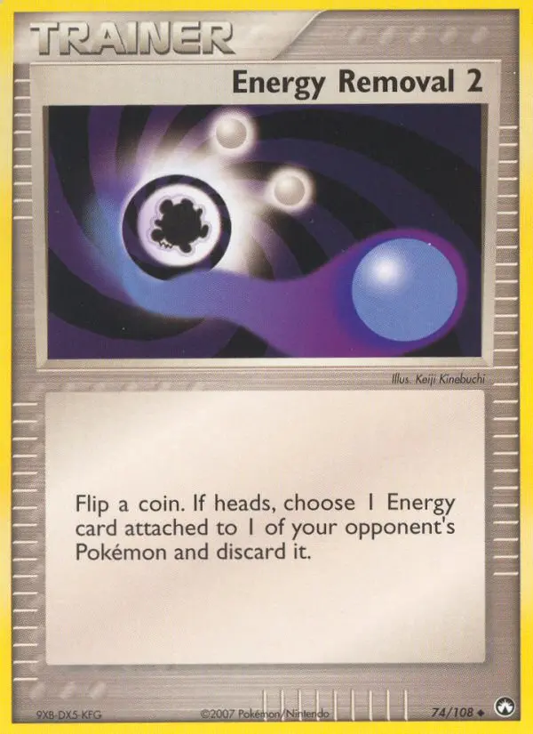 Energy Removal 2 Uncommon Pokemon card #74 from Power Keepers