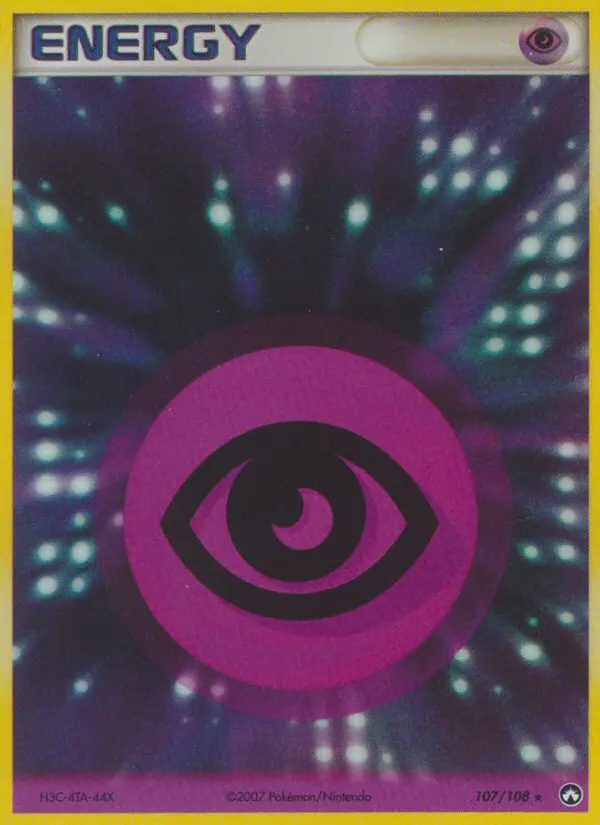 Psychic Energy Rare Pokemon card #107 from Power Keepers