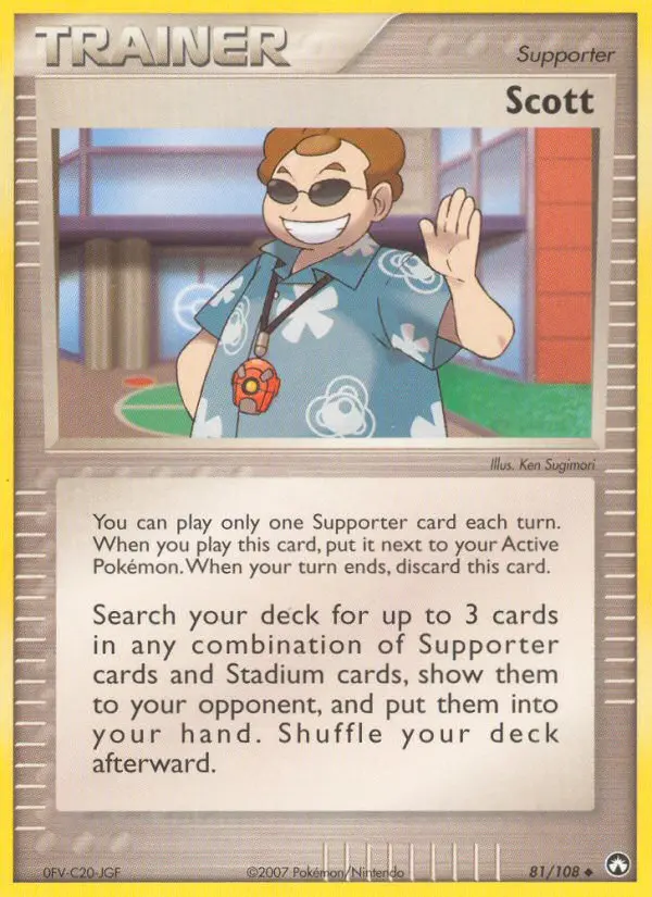 Scott Uncommon Pokemon card #81 from Power Keepers