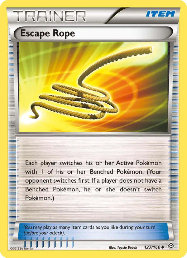 Escape Rope Uncommon Pokemon card #127 from Primal Clash