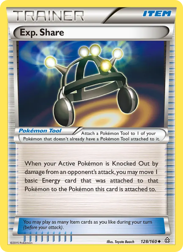 Exp. Share Uncommon Pokemon card #128 from Primal Clash