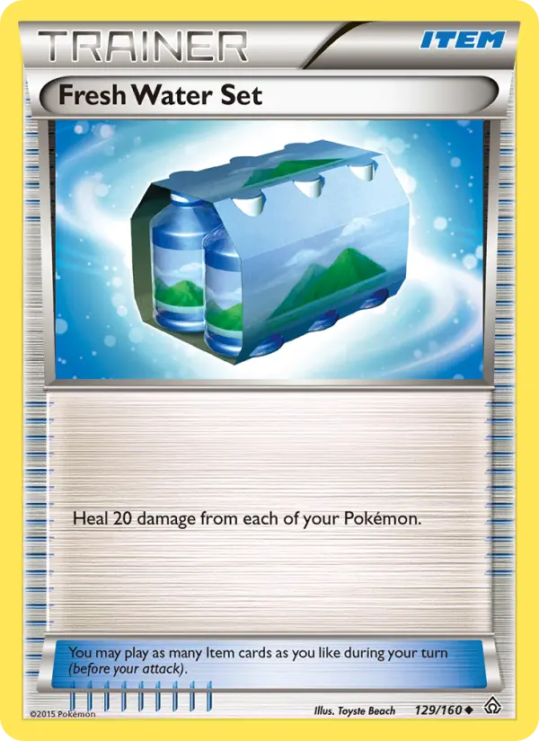 Fresh Water Set Uncommon Pokemon card #129 from Primal Clash