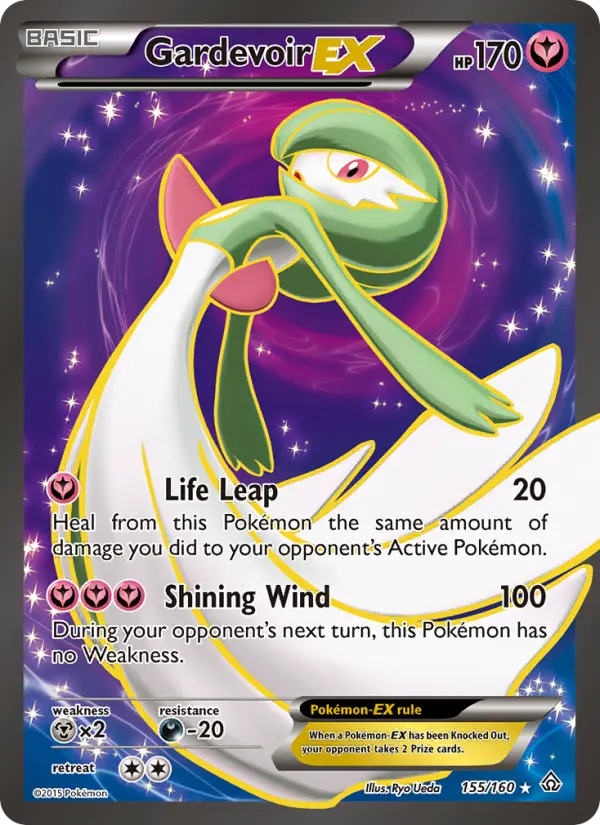 Gardevoir EX Ultra Rare Pokemon card #155 from Primal Clash