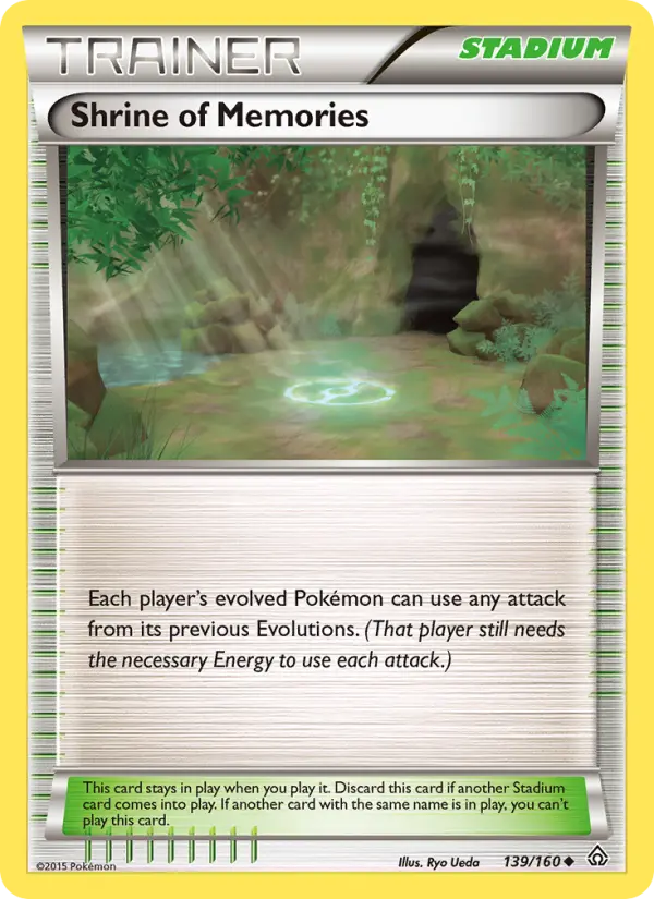 Shrine of Memories Uncommon Pokemon card #139 from Primal Clash